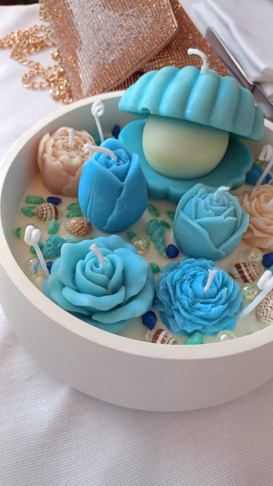 centre de table artisanal 💙